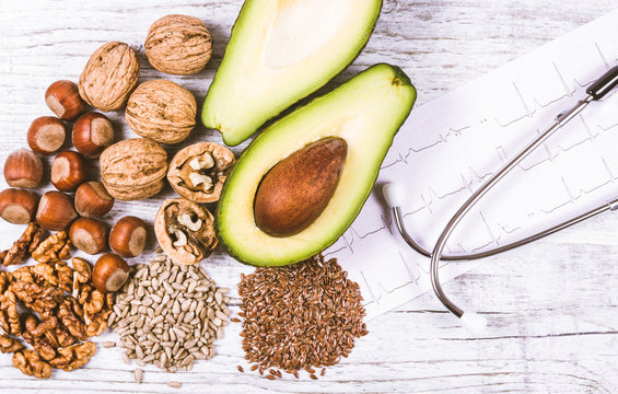 Sources of omega 3 fatty acids contained in the food.
