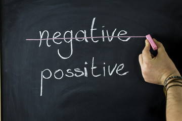 Chalkboard - Negative, Positive
