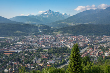 Fototapeta na wymiar Innsbruck Panorama, Austria
