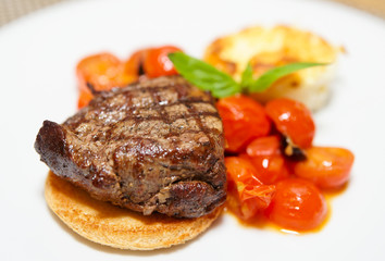 Tasty steak