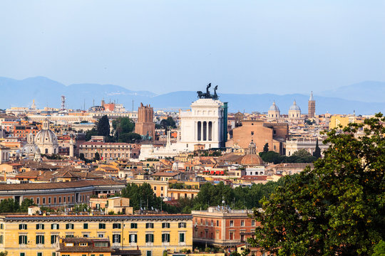 View from observation deck near Fountain of the Water Paola