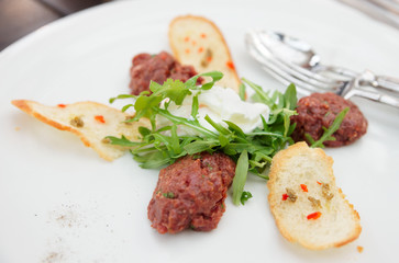 Beef tartare
