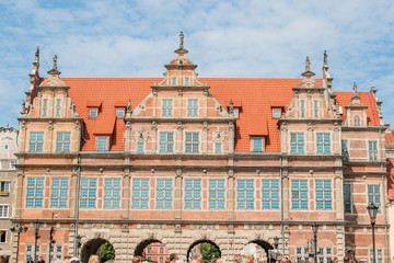 Fototapeta premium Das Grüne Tor (Brama Zielona) Gdańsk (Danzig) pomorskie (Pommern) Polska (Polen)