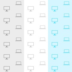 Computer and laptop pattern