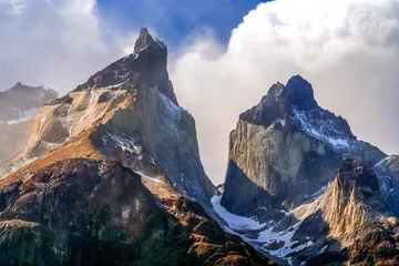 Foto auf Acrylglas Cuernos del Paine Cuernos del Paine Gipfel