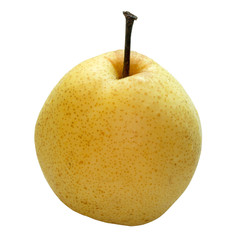 A pear isolate on white background with clipping path.