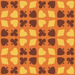 card suit background 