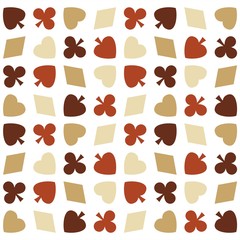 card suit background 