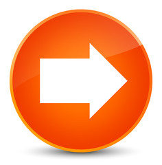 Next arrow icon elegant orange round button