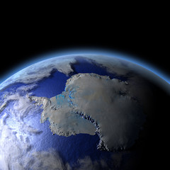 Antarctica from space