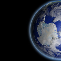 Antarctica from space