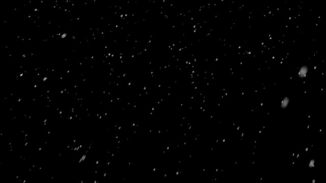 Fallender Schnee - Alpha Channel 