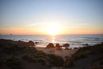 atardecer