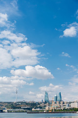 Obraz premium Day view of Baku Azerbaijan architecture