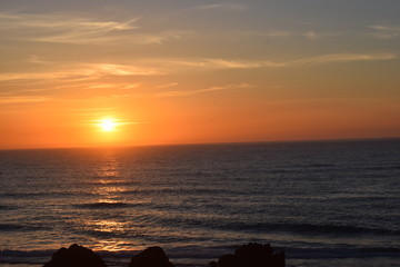 atardecer