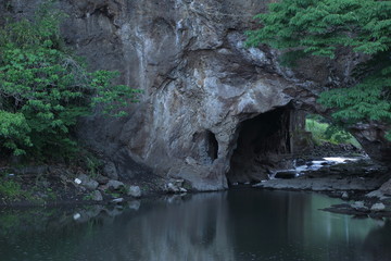 木須川洞門