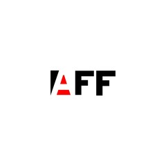 letter AFF logo vector