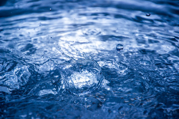 Water drops of background