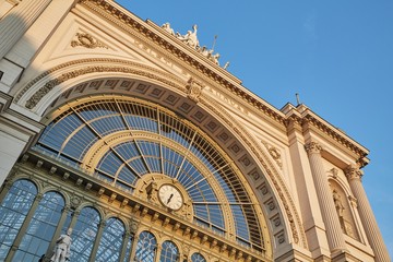 Railway station Keleti in Budapest