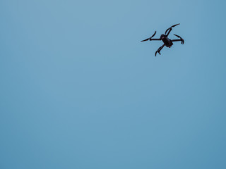 Drone flying