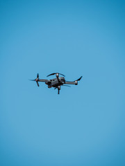 Drone flying