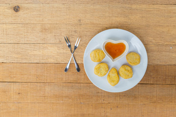 Chicken nuggets crispy