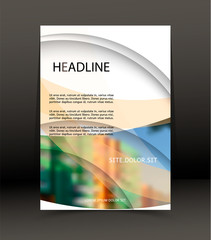 Naklejka premium Abstract background for brochure, cover. Template for the poster. Vector.