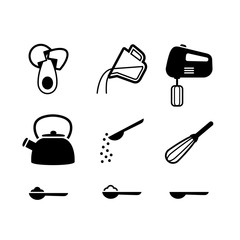 Kitchen icon set