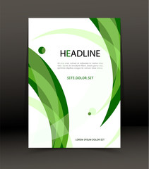 Fototapeta premium Abstract background for brochure, cover. Template for the poster. Vector.