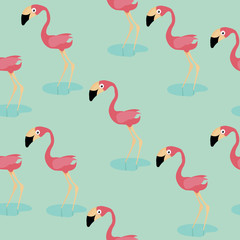 cute flamingo pattern