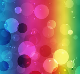 blur beautiful rainbow background with bokeh