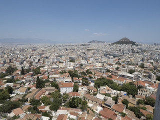 Fototapeta na wymiar A cityscape of Athens Greece 