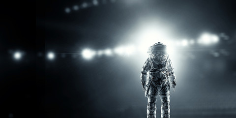 Astronaut in space suit