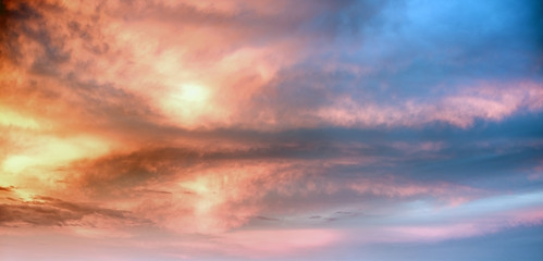 Sky clouds art sunrise background