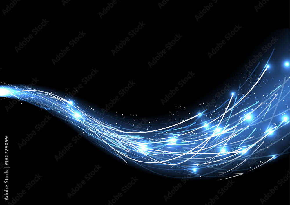 Poster vector background abstract technology communication data science