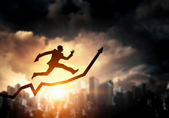 Naklejka premium Active life position