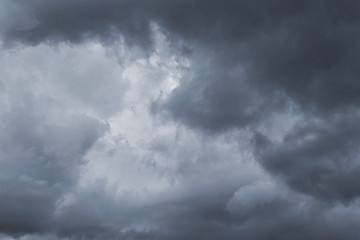 Obraz premium Dark sky with storm clouds