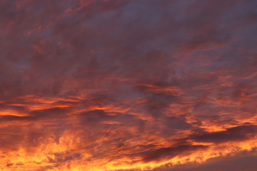Fototapeta na wymiar Dramatic sunset and sunrise sky.