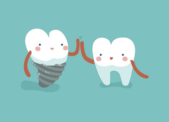 tooth concept of dental 