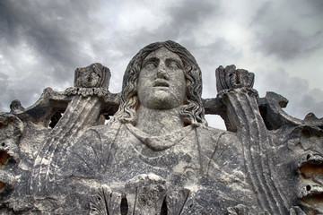 Obraz premium Aizanoi ancient city in Cavdarhisar, Kutahya, Turkey
