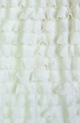 texture lace. a fine open fabric, knitting thread in patterns and used especially for trimming garments.