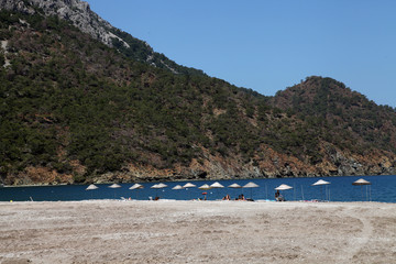 Adrasan beach in Kumluca, Antalya, Turkey