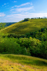 Obraz premium Photo of a beautiful hill and green grass