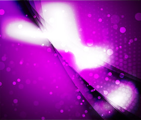 Vector shiny glittering light background