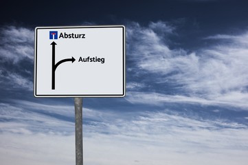 Absturz - Aufstieg - Bilder mit Wörtern aus dem Bereich Altersarmut, Wortwolke, Würfel, Buchstabe, Bild, Illustration