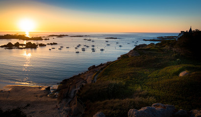 Obraz premium Abend in der Bretagne