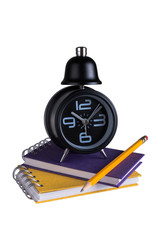 Alarm clock above spring notes