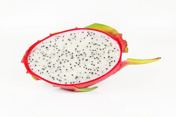 Dragon fruit, white flesh and red peel