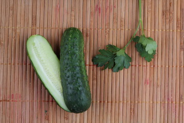 Fresh cucumbers for you