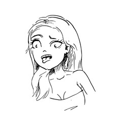 Vrouw vindt iets vies